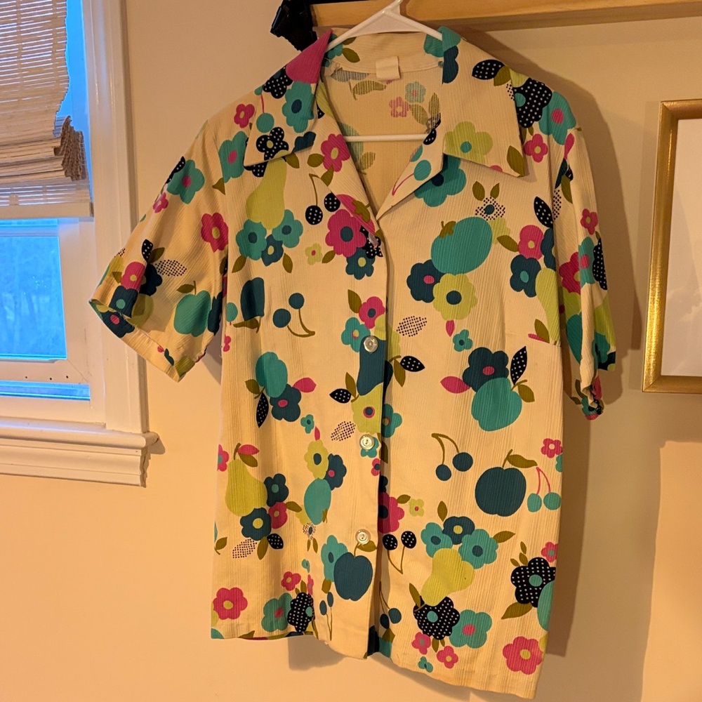 Floral Button-Up Shirt